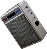 CRETO SL-413 Radio/Fm Supports USB pen-drive, aux memory card FM Radio(Silver White)