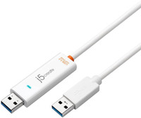 j5 CREATE j5 CREATE JUC500 USB 3.0 WORMHOLE SWITCH USB Adapter(White)