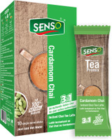 senso CARDAMOM TEA PREMIX ( 10 SACHETS OF 14 GRAMS) Cardamom Tea Box(140 g)