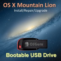 osguru Mac OS X Mountain Lion 10.8.5 Install/Repair/Restore/Upgrade 16GB Bootable USB Pen Drive 64-Bit