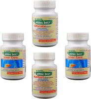 M SONS Herbal daily Liver Cirrhosis & Liver Cancer Pack ( 2 Liver Care+ 1 Chirata+ 1 Kalihari)(1750 mg)