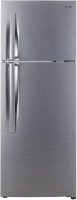 LG 284 L Frost Free Double Door 2 Star Refrigerator(Dazzle Steel, GL-C302KDSY)
