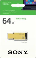 SONY USM64MX3/N 64 GB Pen Drive(Gold)