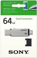 SONY USM32CA2/S 64 GB OTG Drive(Silver, Type A to Type C)