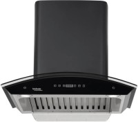 Hindware Cleo Heat  Chimney 60cm 1200m3/hr Black Auto Clean Wall Mounted Chimney(Black, Stainless Steel 1200 CMH)