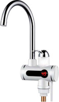 Dr. Water 1 L Instant Water Geyser (surface deck mounted instant electric hot water tap, White)