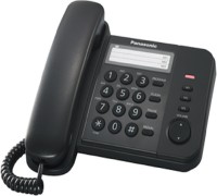 Panasonic KX-TS520MX INTEGRATED TELEPHONE SYSTEM Corded Landline Phone(Black)