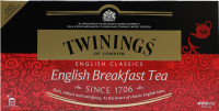 Twinings English Breakfast Tea Bags Box(100)