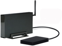 Tobo WiFi Router sata USB 3.0 HDD NAS case Aluminum HDD WiFi Storage 3.5 inch External Hard Disk Enclosure Wifi HDD Enclosure Media Streaming Device Tower Server