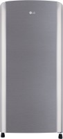 LG 190 L Direct Cool Single Door 2 Star Refrigerator(Shiny Steel, GL-B201RPZW)
