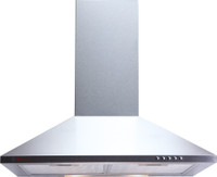 Seavy Mif Stainless Steel 60cm, 800m3/hr Air Suction Wall Mounted Chimney(Silver 800 CMH)