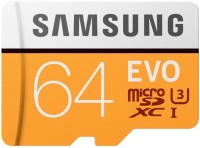 SAMSUNG Evo 64 GB MicroSDXC Class 10 100 MB/s  Memory Card(With Adapter)