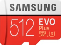 SAMSUNG Evo Plus 512 GB SD Card Class 10 95 MB/s  Memory Card(With Adapter)