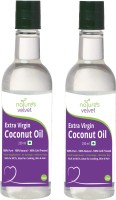 Natures Velvet Lifecare Virgin Coconut Oil 250ml for Cooking & Skin,Hair Care With Rich MCTs - pack of 2 Coconut Oil Plastic Bottle(2 x 250 ml)