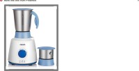 PHILIPS 2 HL7600/04 100 Juicer Mixer Grinder (3 Jars, White, Blue)