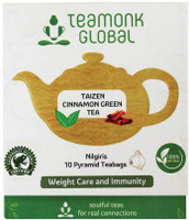 Teamonk Global Taizen Cinnamon Green Tea Box(10 Bags)