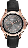 EMPORIO ARMANI Alberto Smartwatch(Black Strap, Regular)