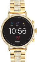 FOSSIL 4th Gen Venture HR Smartwatch(Gold Strap, Regular)