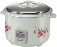 Prestige PRWO2.8-2 Delight Electric Rice Cooker(2.8 L, White body with Flowers painted)