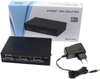 FineArts  TV-out Cable 2 Port VGA Splitter - 150 Mhz One Input Two Output(Black, For TV)