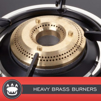 elica gas stove 703 ct vetro