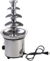 JoyGlobal JoyGlobal Stainless Steel Chocolate Fondue Fountain Machine, Silve Chocolate Fountain Maker(4 Tiers)