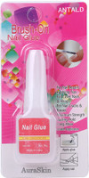 AuraSkin Nail Glue Super Strong Adhesive For False Nails Fake Acrylic Nail Rhinestone Beauty Gems Makeup Gel Tips Nail Art Tool(transparent)
