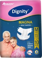 DIGNITY Magna Adult Diapers, Medium, Waist Size 28