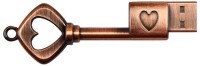 PANKREETI PKT512 Metal Door Key 16 GB Pen Drive(Brown)