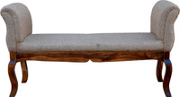 Balaji Bench Solid Wood 2 Seater(Finish Color - Provincial Teak)
