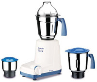 Preethi 2015 EcoChef 500 Juicer Mixer Grinder (3 Jars, White, Blue)