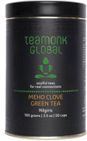 Teamonk Global Nilgiri Clove Green Tea for Weight Loss, 100g (50 Cups)-Pack of 2 | 100% Natural Whole Leaf Tea with Natural Clove & Lemon Zest | Meho Green Tea for Weight