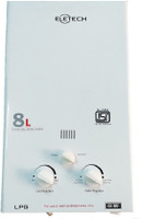 ELETECH 8 L Gas Water Geyser (ANG4, White)