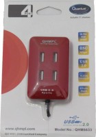 QHMPL QHMPL QUANTUM QHMPL 2.0 USB Hub (White) USB Adapter(Red)