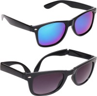 Aligatorr Wayfarer Sunglasses(For Boys & Girls, Blue, Black)