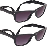 CRIBA Wayfarer Sunglasses(For Men & Women, Black)
