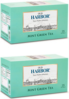 old harbor tea Mint Green Tea 25 Tea Bags Mint Mint Green Tea Bags Box(100 g)