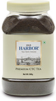 Old Harbor tea PREMIUM CTC BLACK TEA JAR 500 GM Unflavoured Tea Box(500 g)