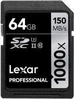 Lexar 1000X 64 GB SDHC Class 10 150 MB/s  Memory Card