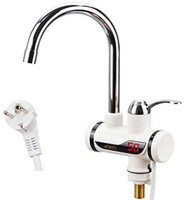 OmAnvay 195 L Instant Water Geyser (Water Heater & Tankless Electric Fast Water Heating Tap Instant Electric Water Heater Faucet Tap(Deck Mounted), White)