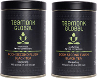 Teamonk Global Teamonk Nilgiri Jasmine Green Tea for Weight Loss, 100g (50 Cups)-Pack of 2 | 100% Natural Loose Leaf Tea with Natural Jasmine Buds | Koge Jasmine Green Te