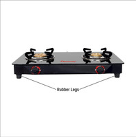 butterfly smart glass 2 burner gas stove