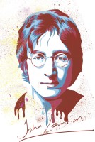 John Lennon Poster for Room & Office(13 Inch x 19 Inch, Rolled) Paper Print(19 inch X 13 inch, Rolled)