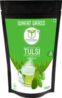 INDIAN HERBS Wheat Grass Tea With Imunity Tulsi Herbal Tea Pouch(100 g)