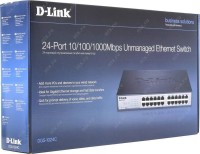 D-Link DGS-1024C Twenty Four 48Gbps Switching Network Switch Network Switch(Black)