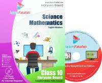 LearnFatafat Haryana Board Class 10 Science and Mathematics Video Course(DVD)