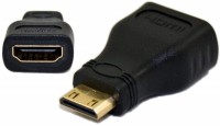 LipiWorld  TV-out Cable Pack-2 Mini HDMI Male to HDMI Female Adapter Converter(Black, For Laptop)