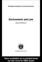 Environment and Law(English, Electronic book text, Wilkinson David)