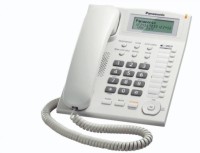 Panasonic KX-TS880MX Corded Landline Phone with Answering Machine(WHITE/BLACK)