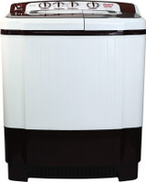 Daenyx 7.5 kg Semi Automatic Top Load White, Maroon, Black(DWS75BR)